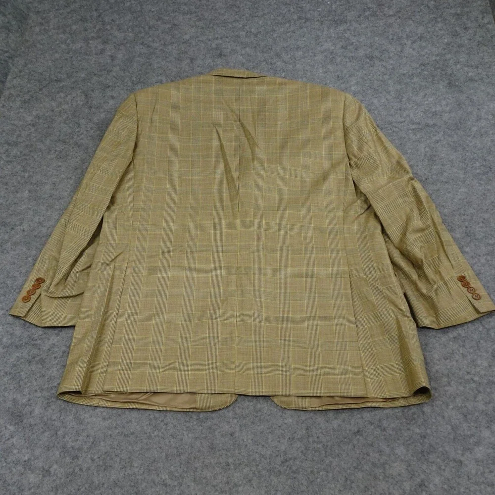 Brooks Brother Sports Jacket Mens 42R Brown Wool Coat Blazer